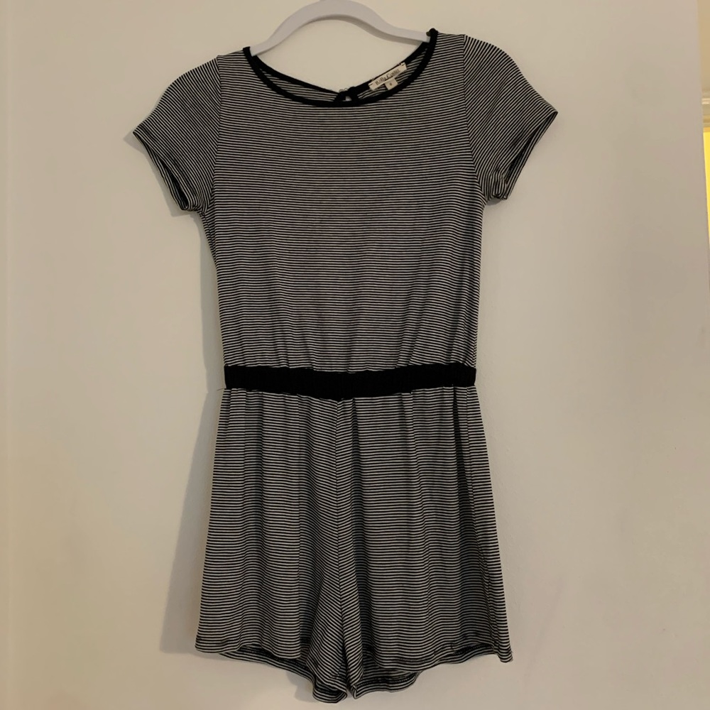 Romper with open back